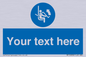 Custom Mandatory: Open safety bar of chairlift